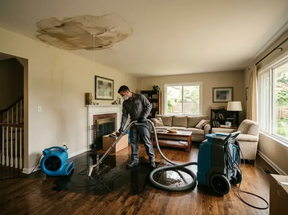 attic-pipe-burst-ceiling-drip-008 — frequently asked questions, Water Damage Restoration & Carpet Care in Fox Crossing, WI